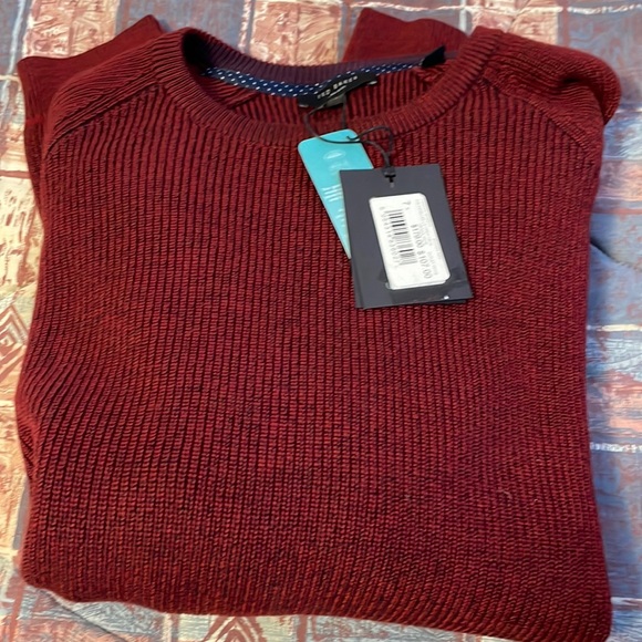 Ted Baker Men’s sweater size 7. Dark red woven. - Picture 2 of 8
